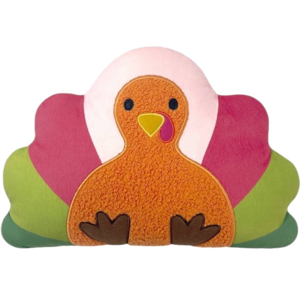 Thanksgiving Plush Decorative Pillows 1 Turkey - Picture 3 of 4